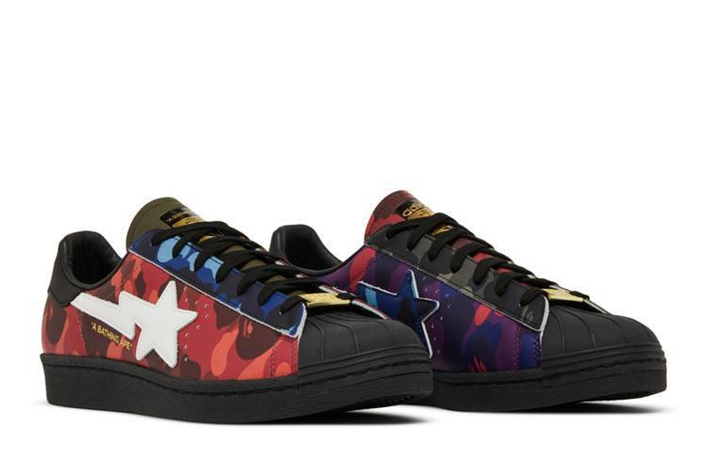 Кроссовки A Bathing Ape X Adidas Originals Superstar