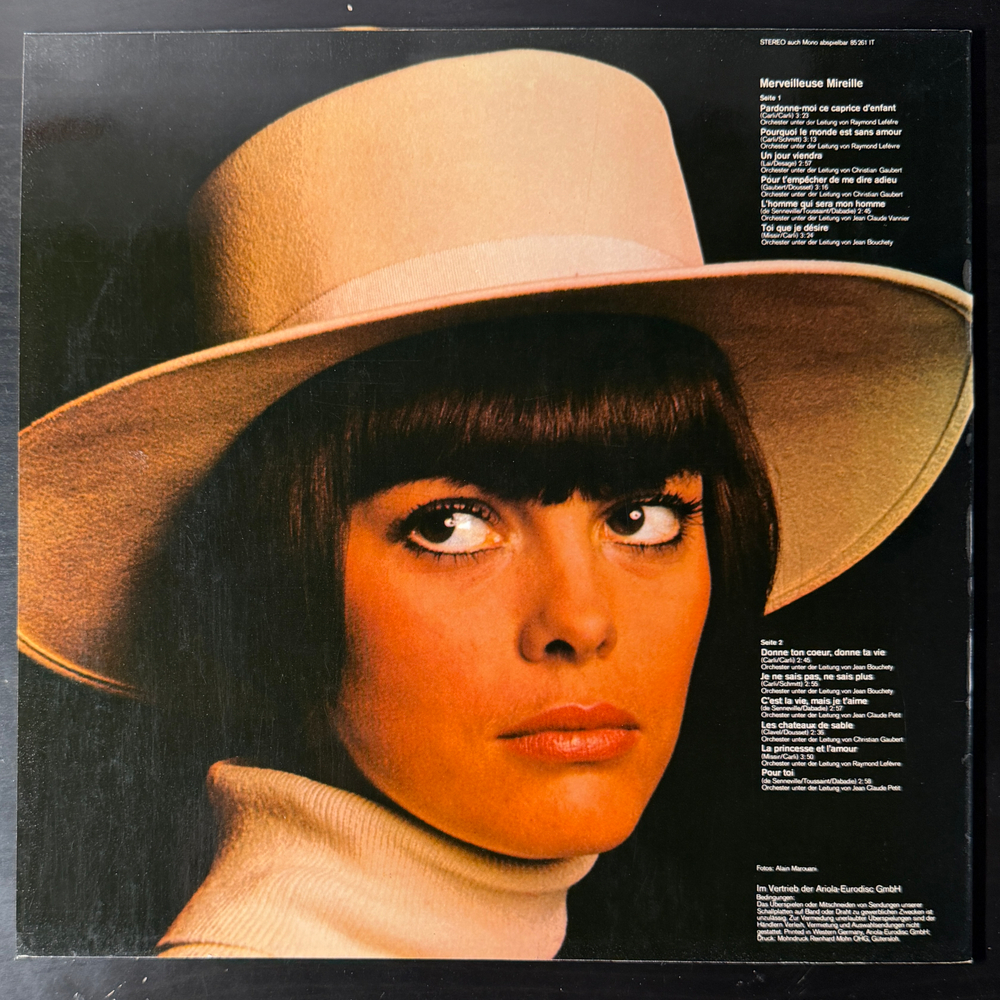 Mireille Mathieu ‎– Merveilleuse Mireille (Германия 1971г.)