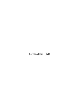 Howards End | E.M. Forster
