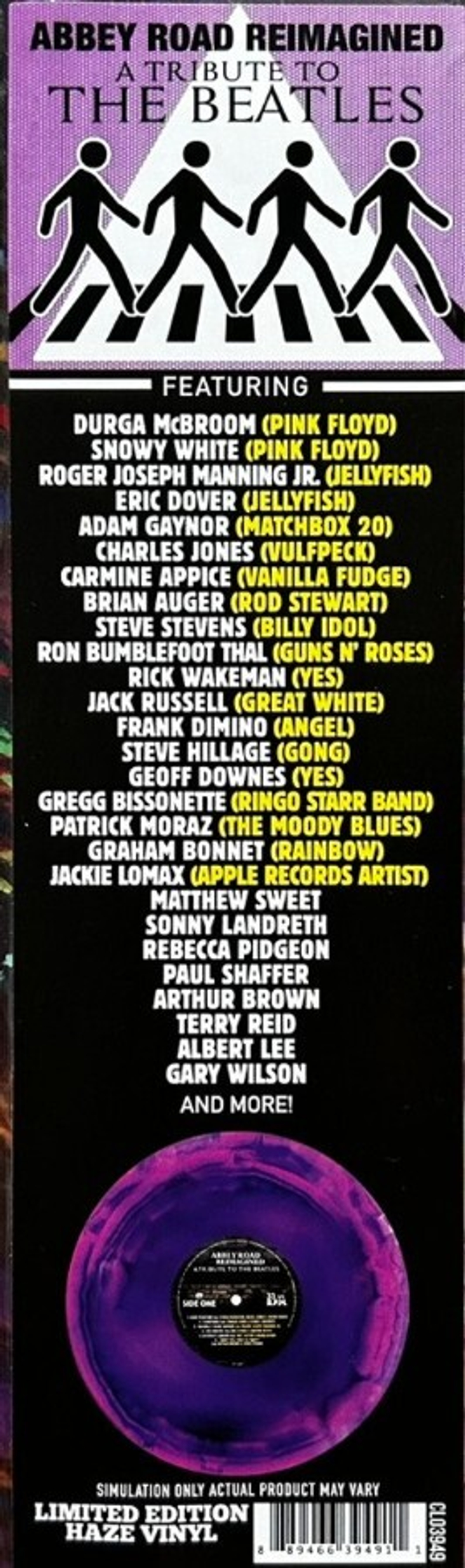 Various Artists / Abbey Road Reimagined A Tribute To the Beatles (Coloured Vinyl)(LP)