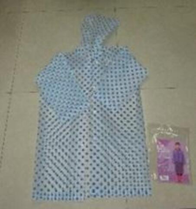 Дождевик с капюшоном 76 см, 3 цвета микс, пак