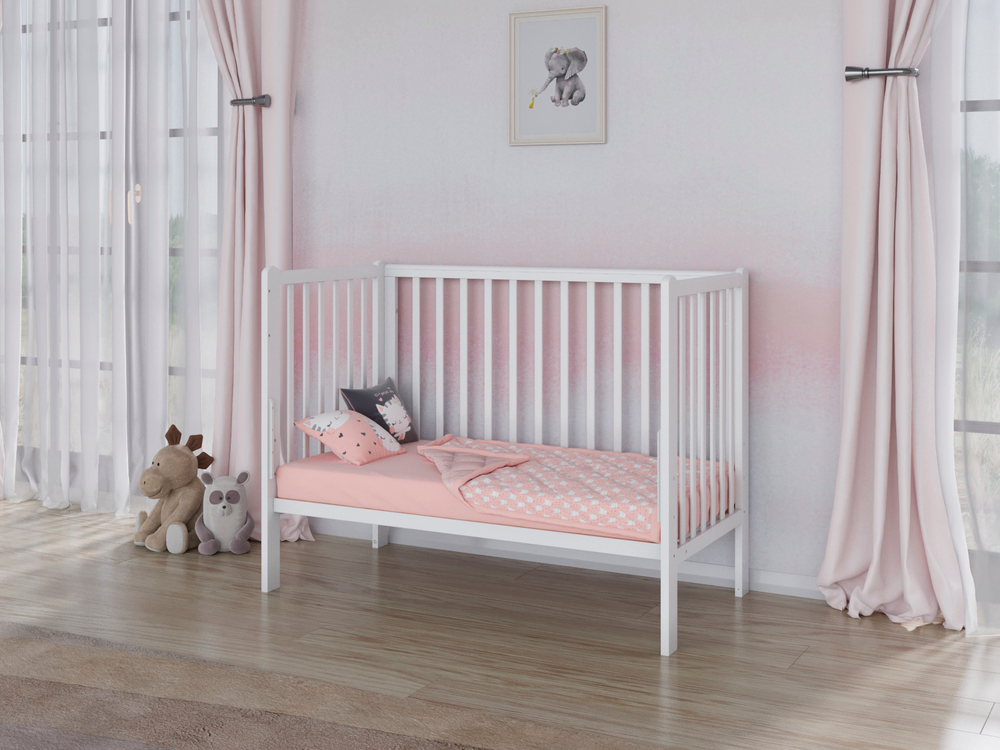 Кровать Incanto Astra продольный маятник цвет белый