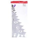 Украшение фольгированное «Волшебная ёлочка» d-40 см, Серебро