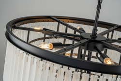 Люстра Odeon 10A black/frost