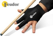Перчатка-бильярдная Feudor Pro black Left S