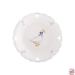 Блюдо круглое Queen's Crown Гуси 30 см