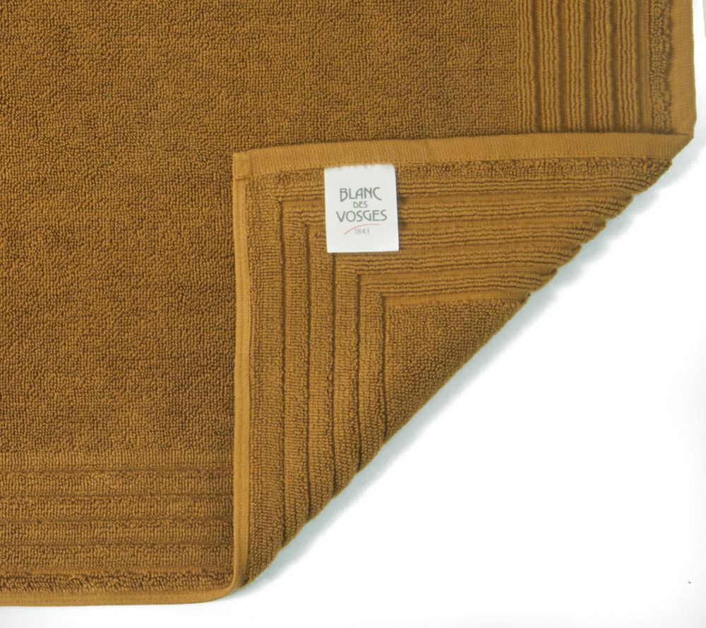Коврик для ванной 50x90 Blanc des Vosges Uni Ocre ocre охра