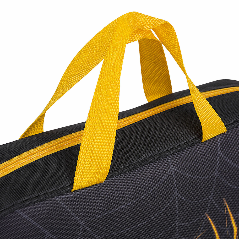 Папка на молнии с ручками BRAUBERG А4 1 отделение полиэстер 80 мм "Venomous spider" (2 штуки в упаковке)