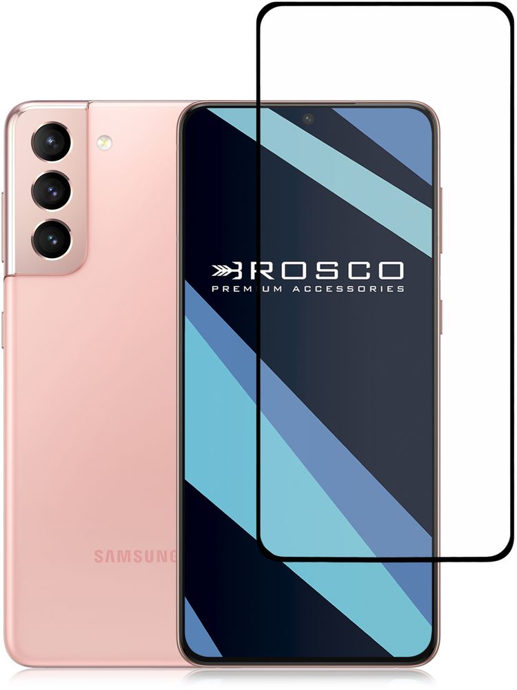 Стекло на камеру ROSCO для Samsung Galaxy S21;Samsung Galaxy S21+ оптом (арт. SS-S21(S21P)-3D-CAM-GLASS-BLACK)