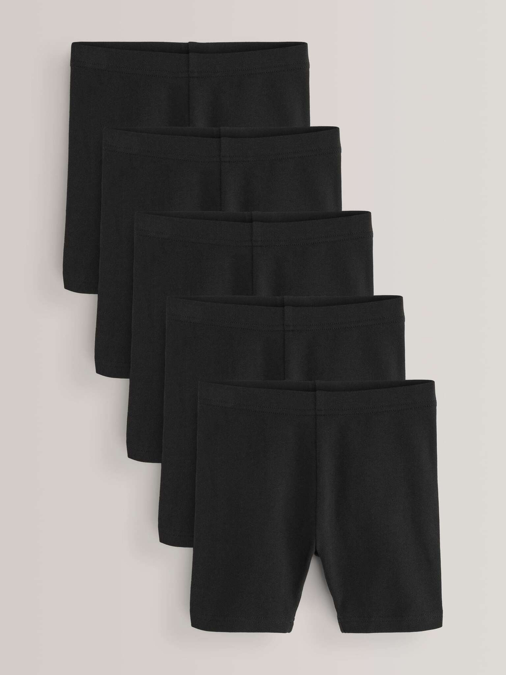 Шорты-велосипедки с обычной посаадкой для девочки Next A05-641, 5 шт., Черный