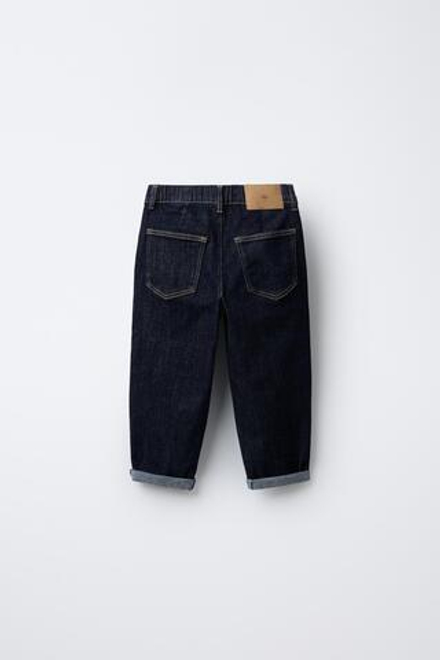 ZARA ДЖИНСЫ BAGGY COMFORT, СИНИЙ