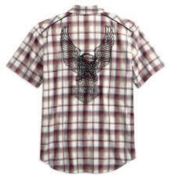 Рубашка Men's Upright Eagle Plaid Harley-Davidson