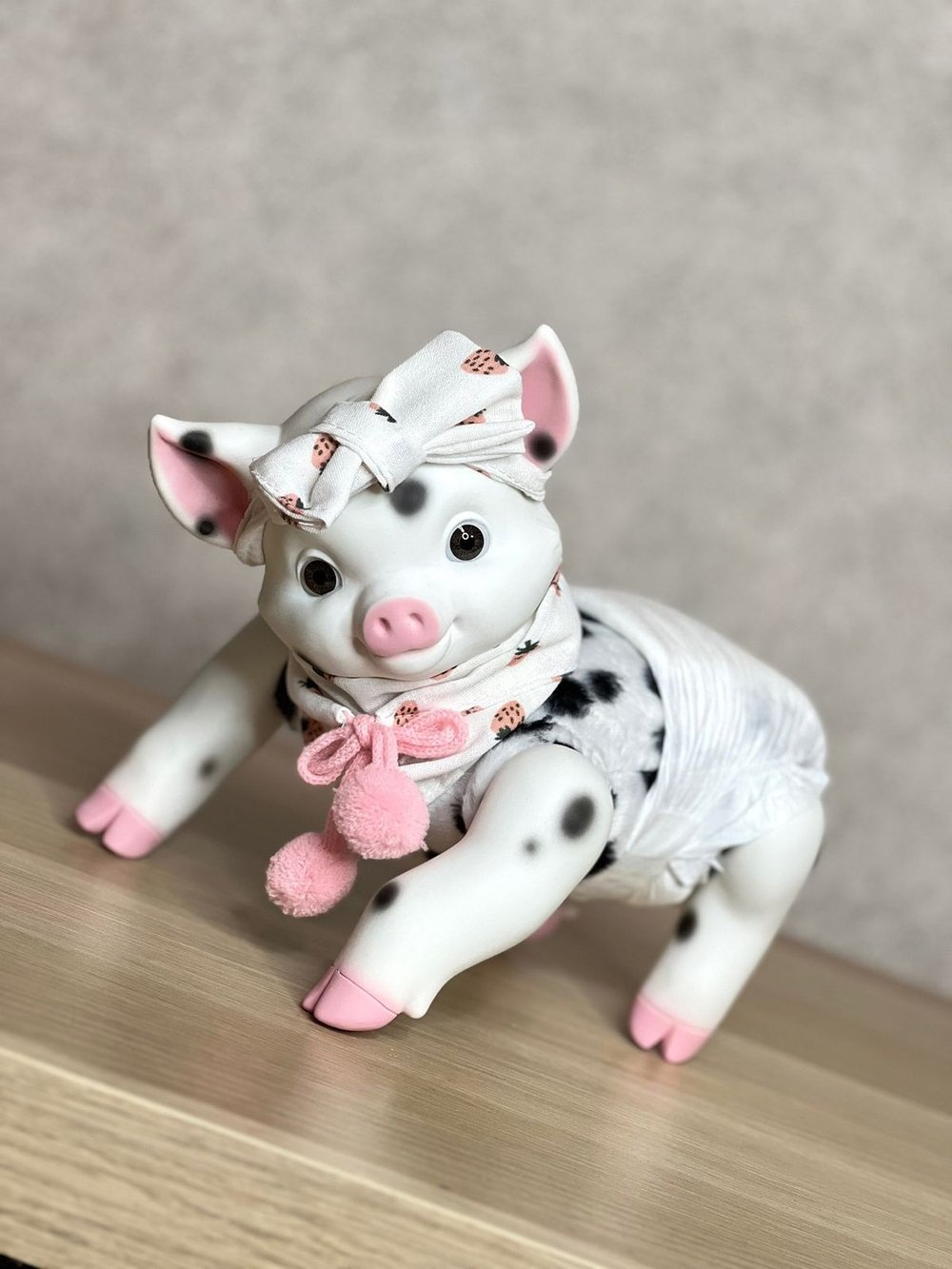 Игрушка мягконабивная 35см AniReal Хрюшка (60140)