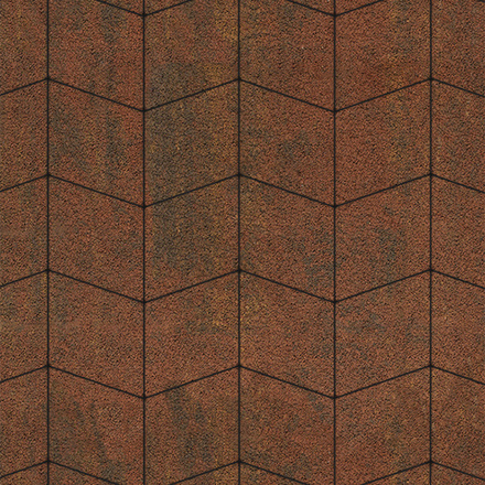 Тротуарная плитка РОМБ - Листопад гранит Арабская ночь