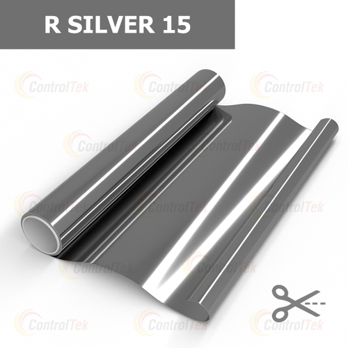 Пленка солнцезащитная зеркальная R SILVER 15 ControlTek, (на отрез)