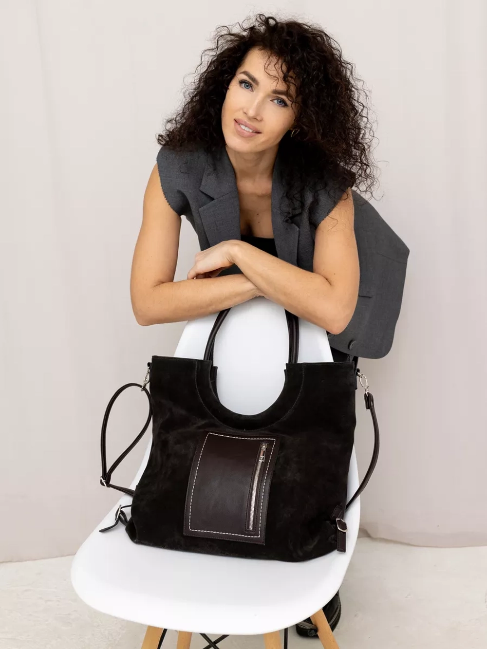 сумка через плечо большая шоппер