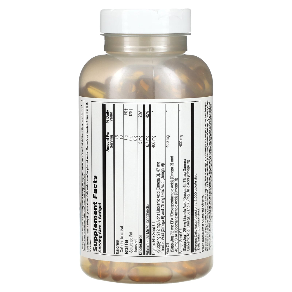 KAL, Ultra Omega 3-6-9, 200 мягких таблеток