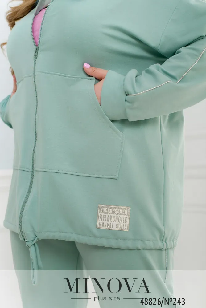 Костюм 243-Голубой Minova