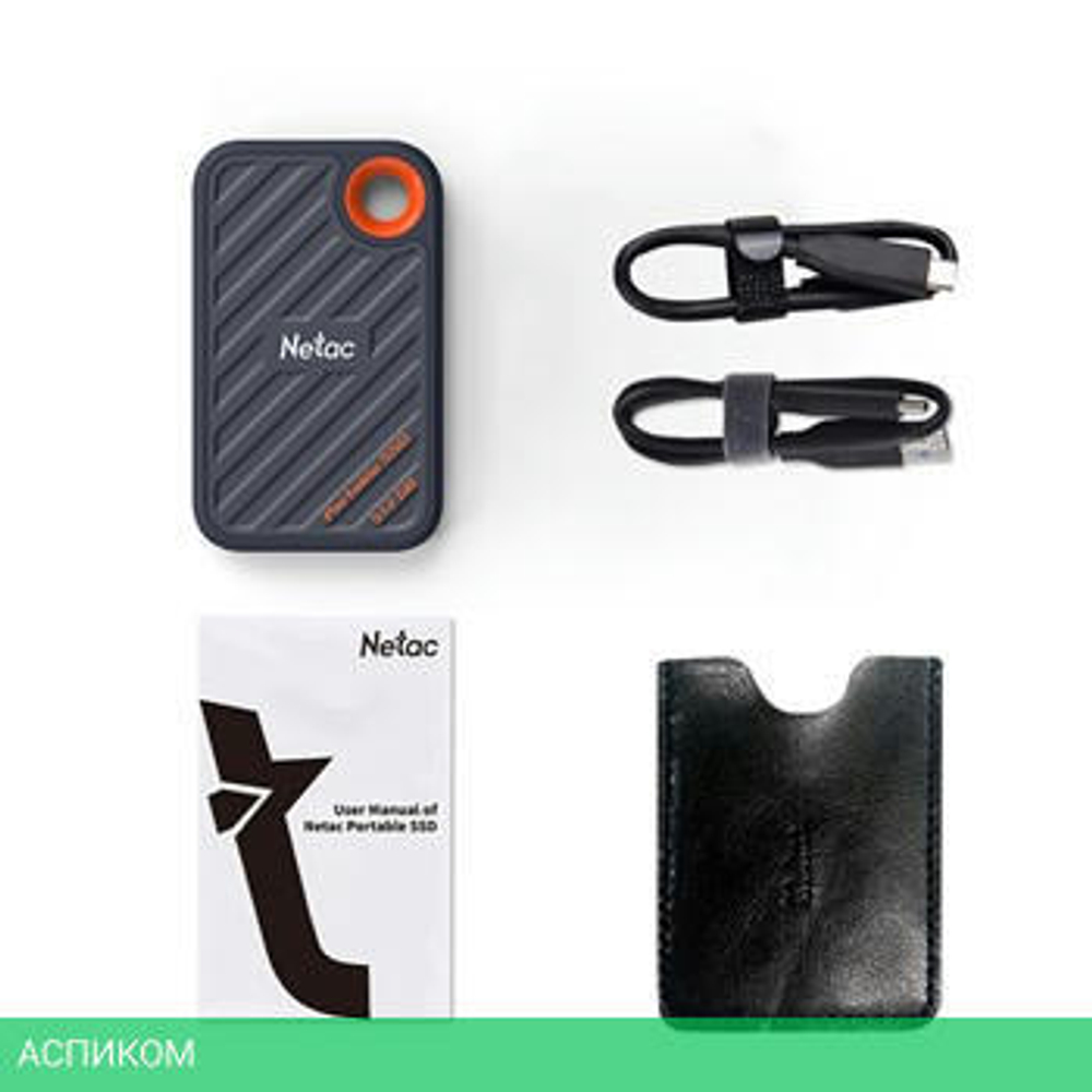 Внешний накопитель Netac ZX20 II 512GB (NT01ZX20II-512-32BK)