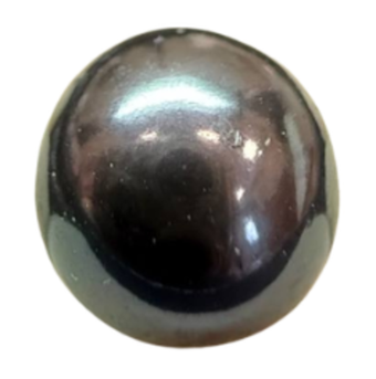 Жемчуг пресноводный черный пуговица 7.0-7.5 мм