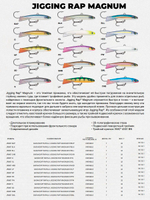 Балансир для зимней рыбалки RAPALA Jigging Rap Magnum 07 /CHB/ 7см, 32гр.