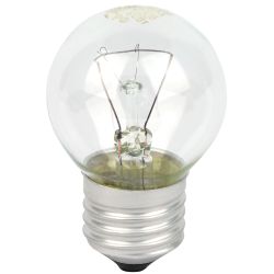 Лампочка ЭРА P45 40Вт Е27 / E27 230В шар прозрачный в гофре