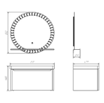 Тумба с раковиной Comforty Арзамас 80-1 00-00017177 белая матовая