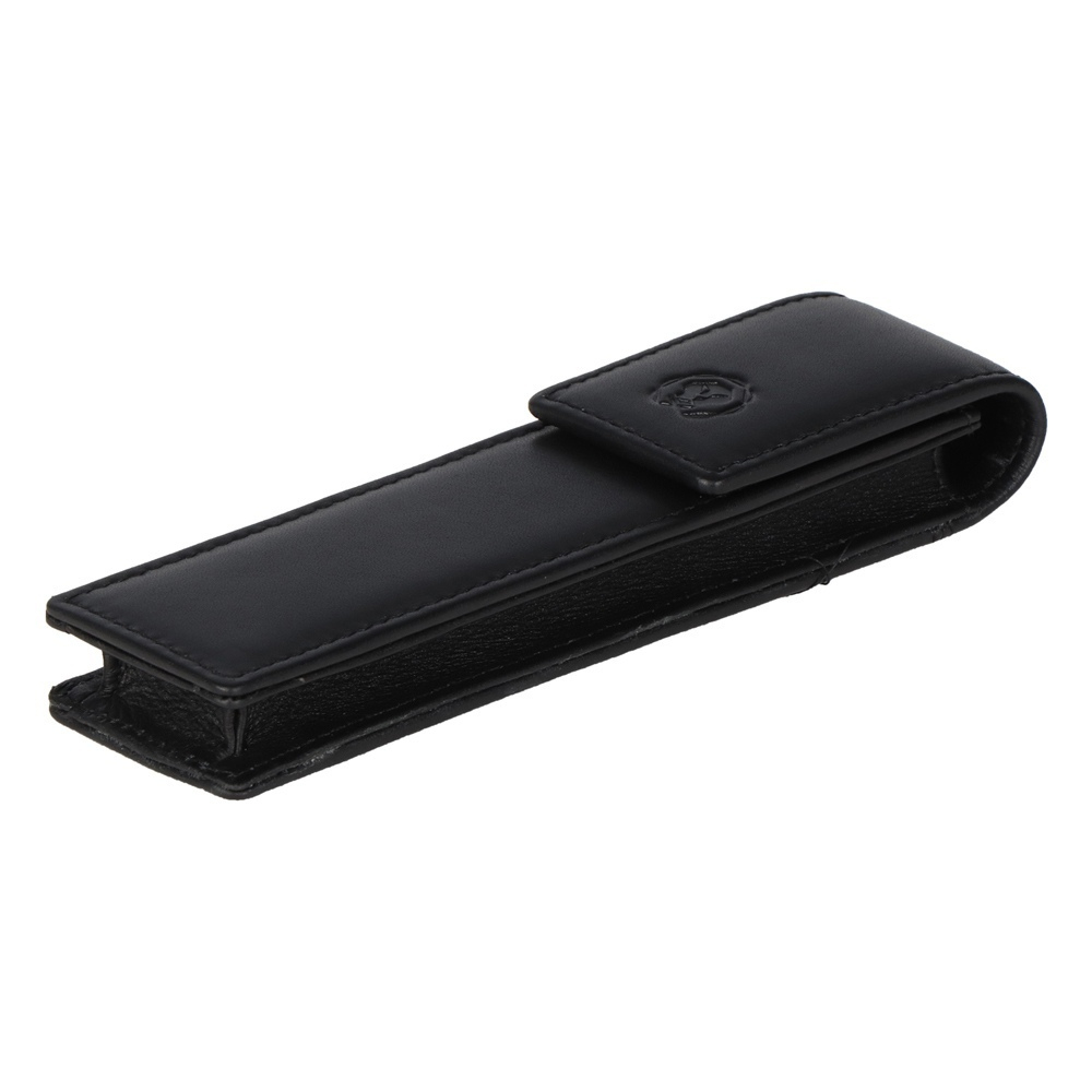 Чехол для ручки Cross, двойной, кожаный, черный