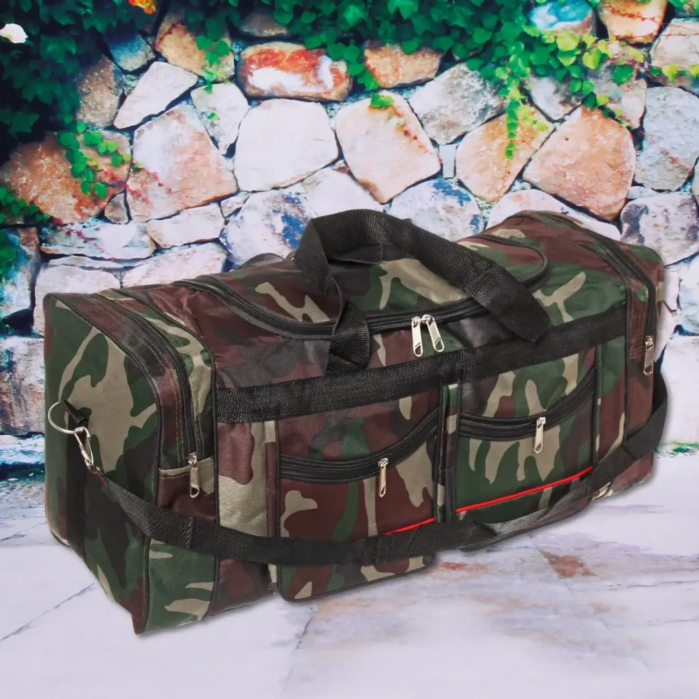 Сумка дорожно-спортивная «Ultramarine - Хаки», 5 отделений, цвет зеленый, 65*30*24см