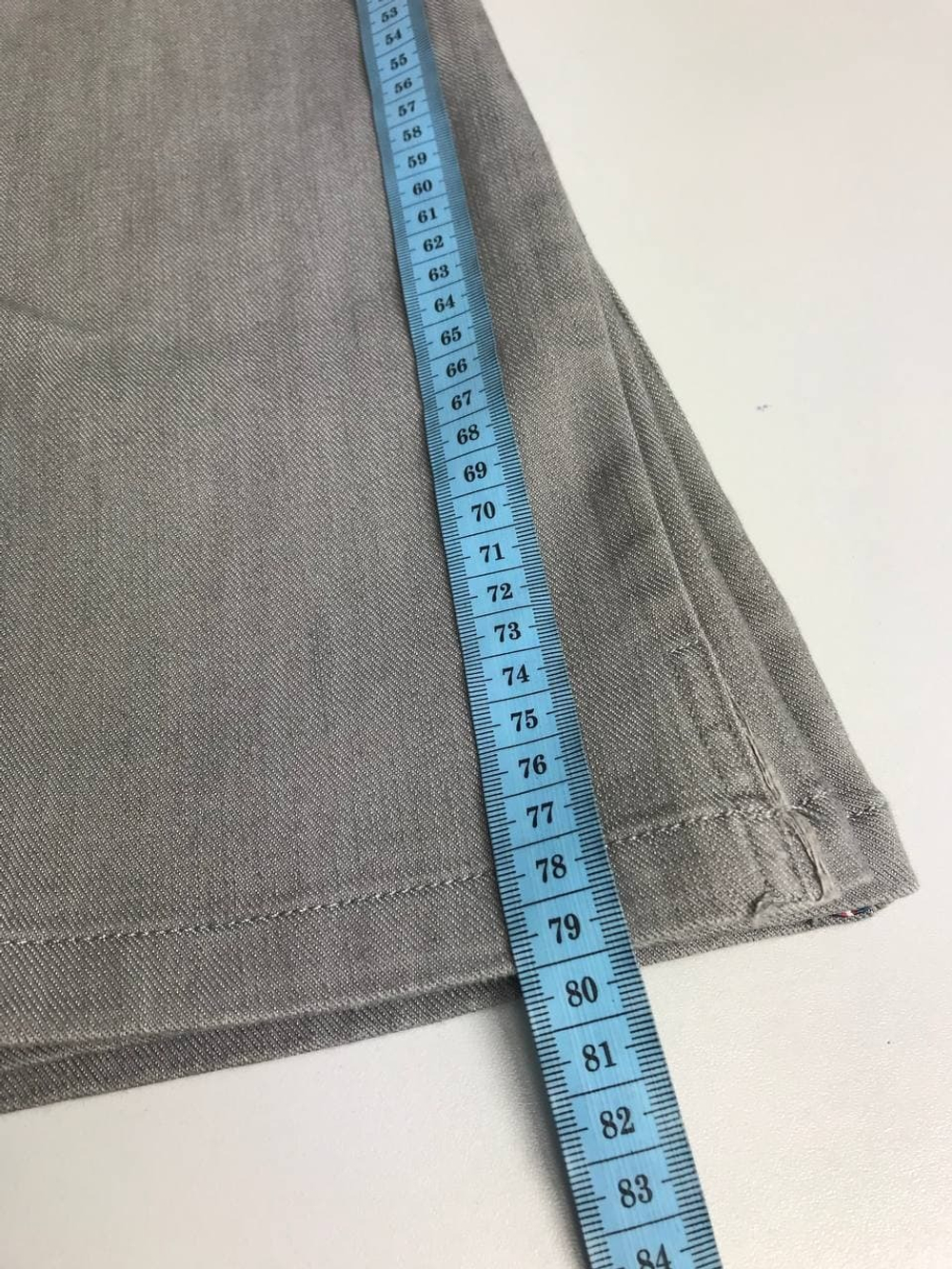 Брюки Oxylane джинсовые 42 размер, с браком