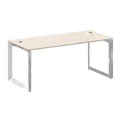 Onix Direct Lux Стол руководителя О-обр. м/к M-O.MO-SRR-5.8 Денвер Светлый/Нержавеющая Сталь/Хром 17
