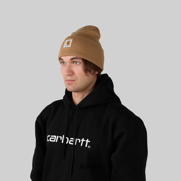 Шапка Carhartt WIP Acrylic Watch Hat артикул:I020222_peanut - купить в магазине Дайс