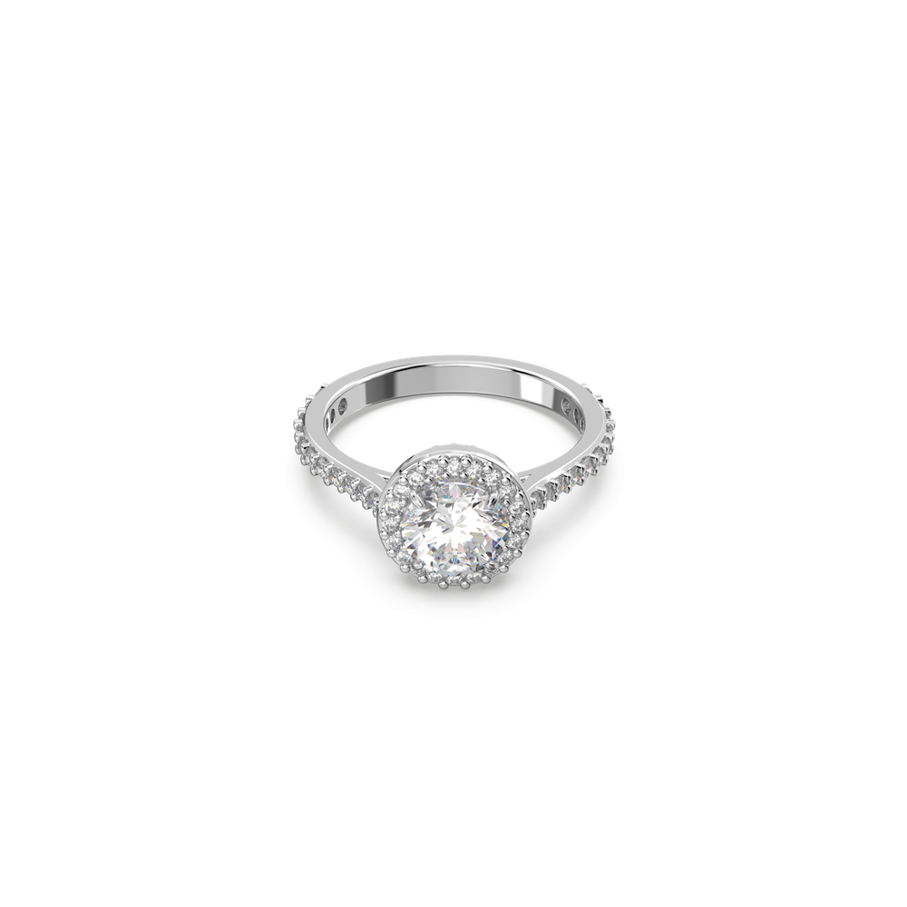 CONSTELLA:RING RND PV L WHITE/RHS 52