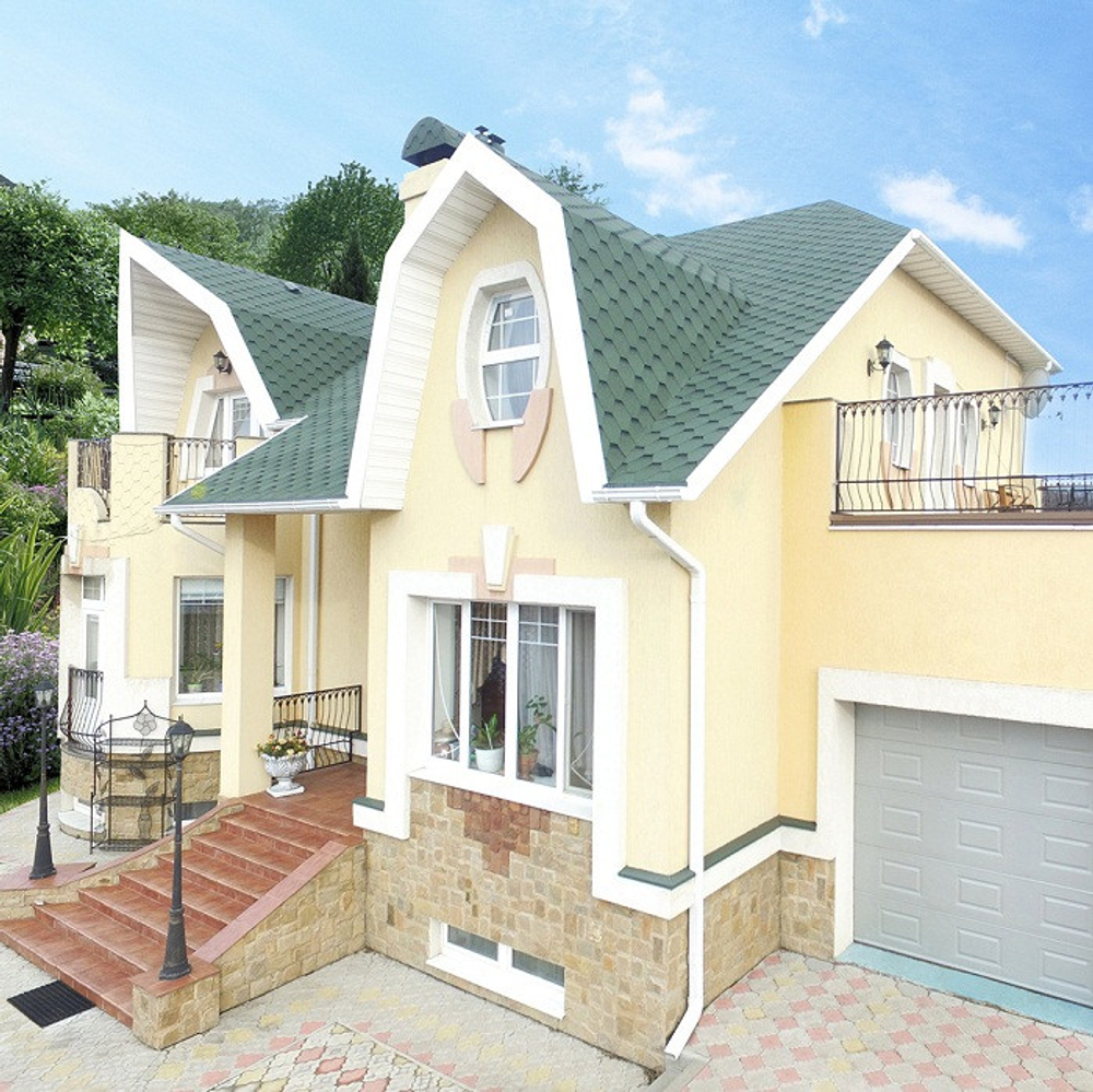 Черепица гибкая Katepal Katrilli Зелень моховая