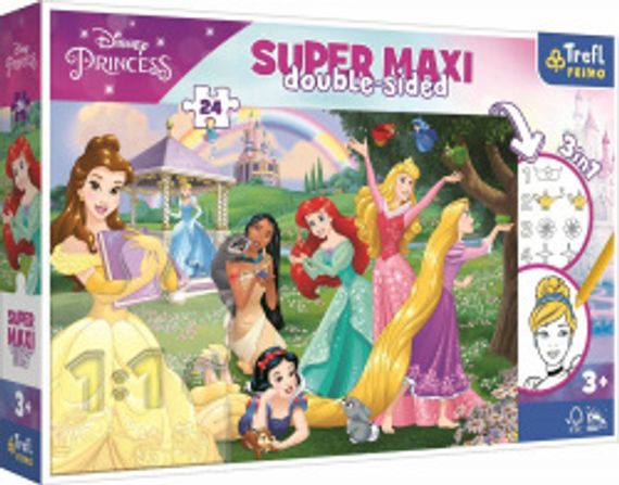 Puzzle &quot;24 SUPER MAXI&quot; - Happy Princesses / Disney Princess