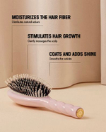 La Bonne Brosse Массажная расческа для волос N 03 Essential Sensitive Scalp Brush - Creamy White