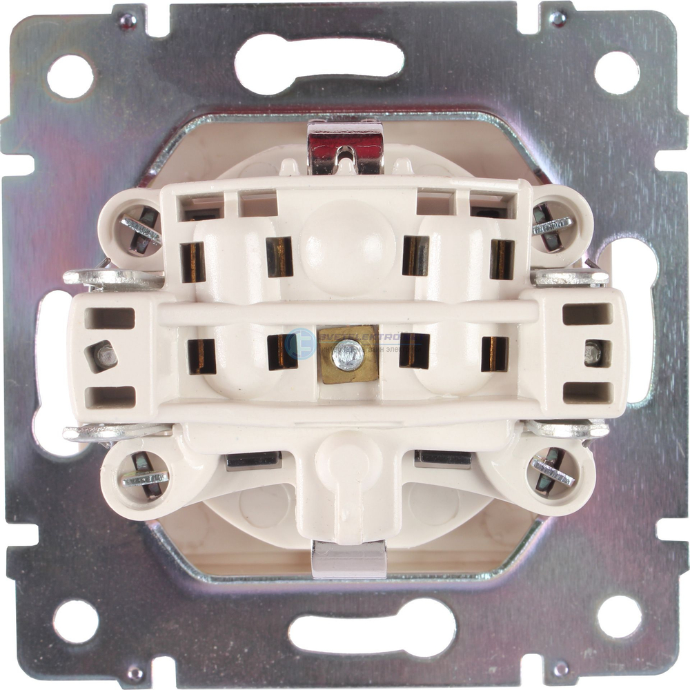 4322/4422 Розетка с крышкой белая