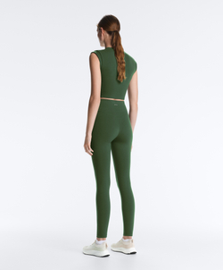 Oysho Топ Evermove без рукавов, зеленый