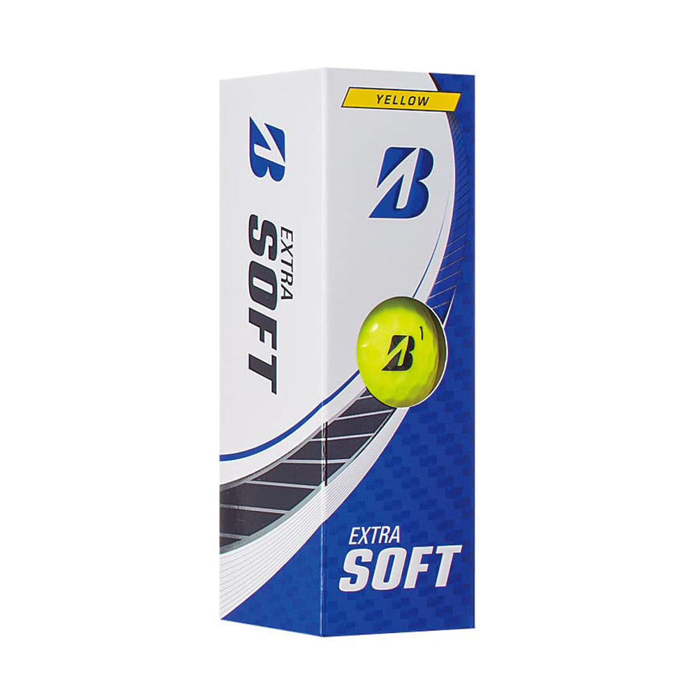 Мяч для гольфа Bridgestone 23 Extra Soft, BGBXCYXJ, 3 шт/уп, желтый