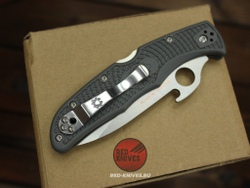 Нож Spyderco Endura 4 Emerson Wave - рук. серая (версия 2024г.) RK-500