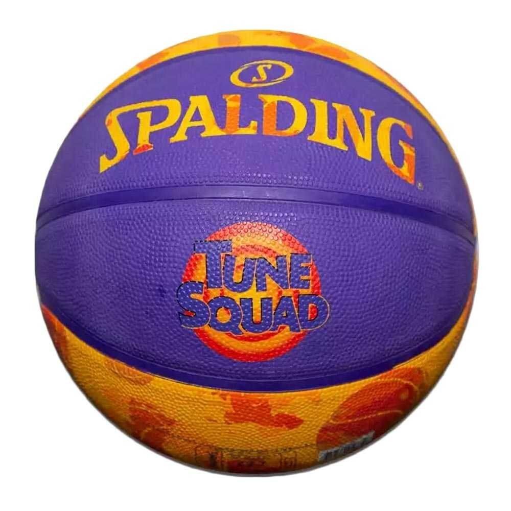 Баскетбольные мячи SPALDING. SPACE JAM TUNE SQUAD COURT SPALDING POMARANCZOWY/FIOLETOWY