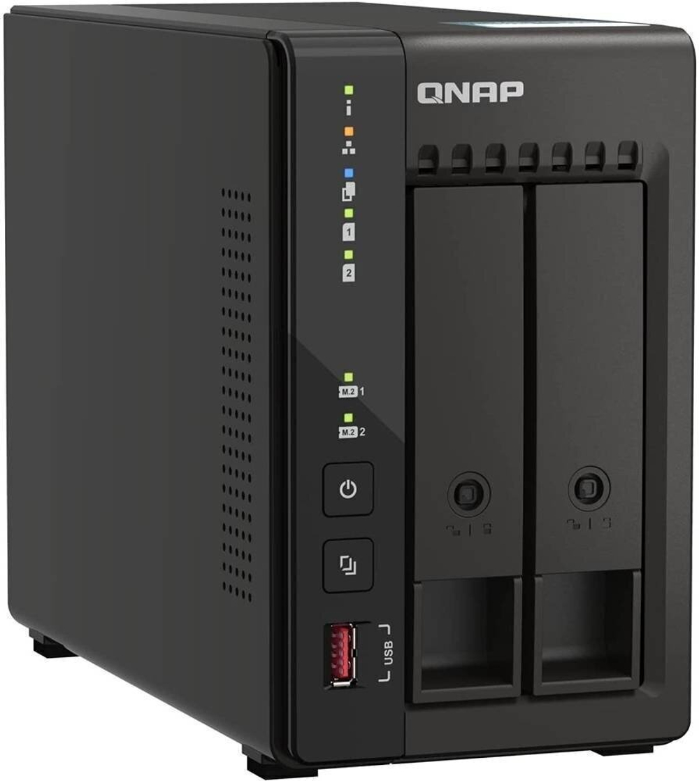 Сетевое хранилище QNAP Original TS-253E-8G 2-bay настольный Celeron J6412