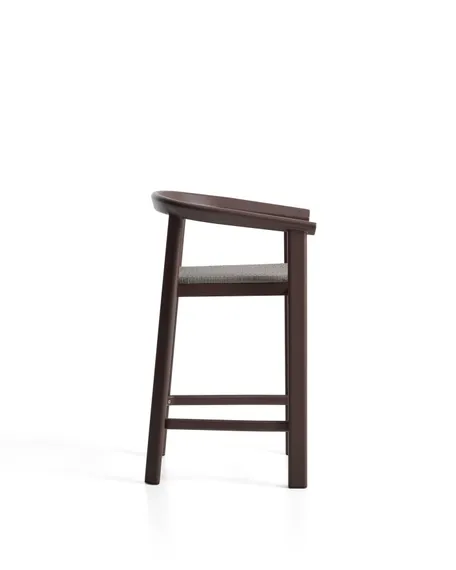 Уличный полубарный стул Erice из алюминия и веревки коричневого цвета, 75 см