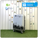 Маленький чемодан из поликарбоната, The World, S+