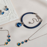 Колье Fiore Luna Blue colors B2101SW-N01.23 BW/MIX