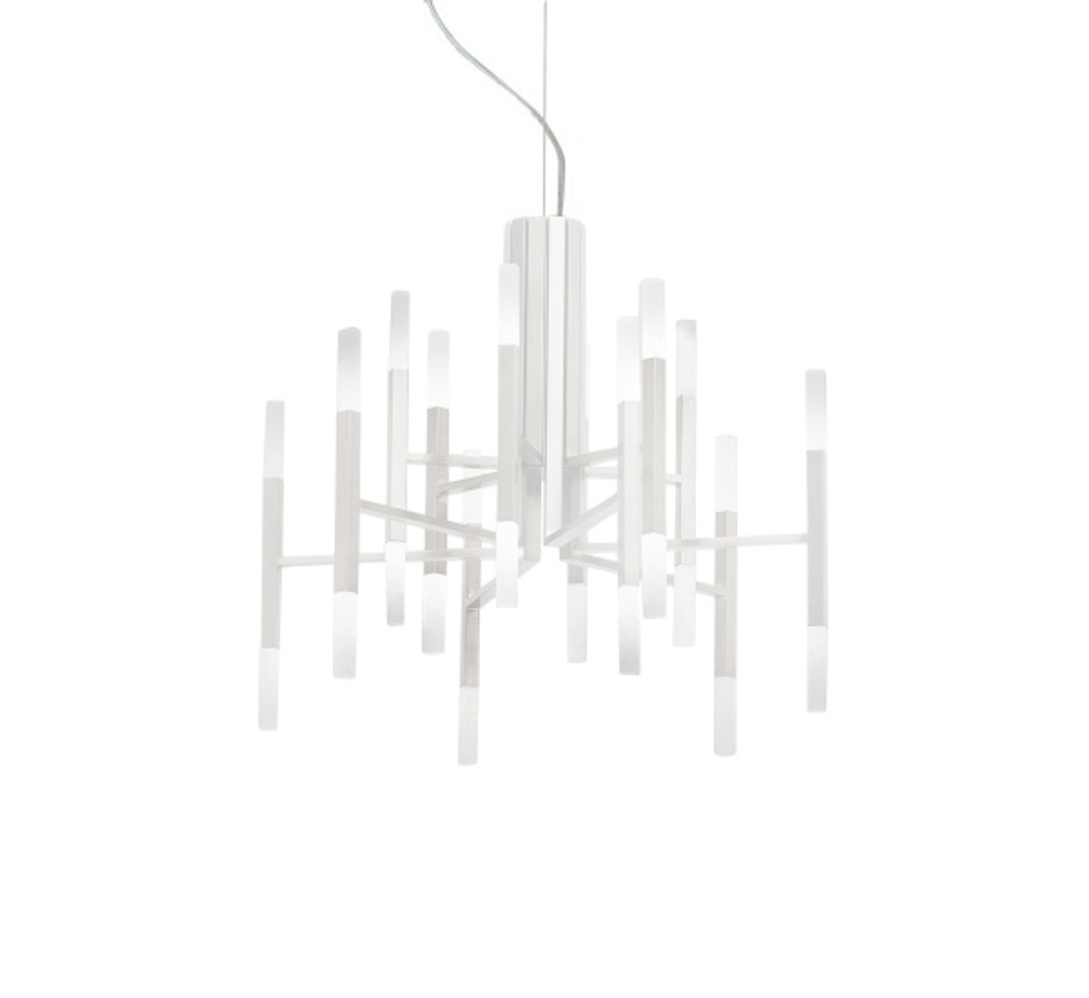 Pendant design lamp  THE LIGHT by Alma 24 lampshades (White)