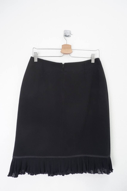 Юбка офисная с оборками 48 размер