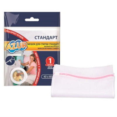 Мешок для стирки Стандарт на молнии (40х60 см) AZUR