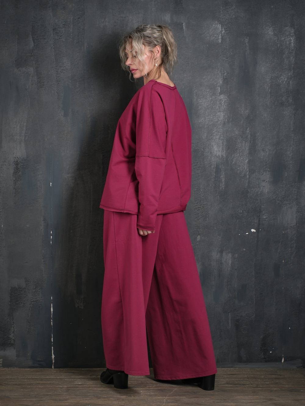 Лонгслив /двустороний/ фиалка