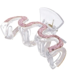 Заколка - краб для волос на блистере «FANTEO», шесть цветов в ассортименте, 9см